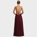 Larissa | Rochie Lungă din Dantelă