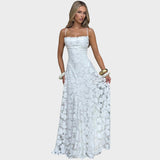 Larissa | Rochie Lungă din Dantelă