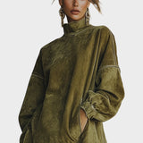 Sheri | Rochie din Suede cu Franjuri