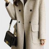 Camille | Palton Clasic din Lână cu Dublă Butonieră