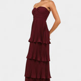 Rochie June cu Volane și Decolteu Inimă