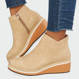 Rebeca | Botine din Piele Ortopedice Negre cu Toc