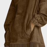 Sheri | Rochie din Suede cu Franjuri