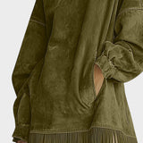 Sheri | Rochie din Suede cu Franjuri