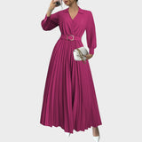 Margot | Rochie Plisată Lungă