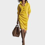 Duda | Rochie Tricotată cu Butoane