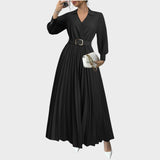 Margot | Rochie Lungă Plisată