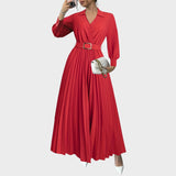 Margot | Rochie Plisată Lungă