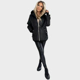 Belle | Jachetă de Iarnă Padded cu Glugă
