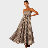 Mira | Rochie maxi fără umeri