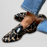 Katie | Ortopedske Loafers s Printom Leoparda