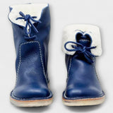 Teresa | Botine Zeita Impermeabile cu Foderă din Lână Caldă