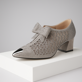 Pantofi cu Toc Vivienne cu Fundă