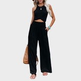 Anna | Pantaloni Largi de Vară