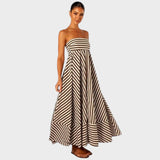 Mira | Rochie maxi fără umeri