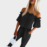 Joana | Salopetă cu Umeri Expuși