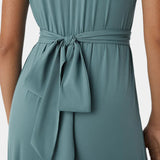 LYNN - Rochie Elegantă cu Design Încrucișat și Talie Înaltă