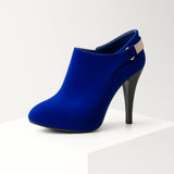 Botine din Catifea Aurora Bell