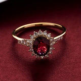 Inel Empress Red | Aur