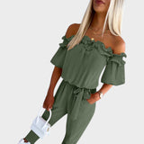 Joana | Salopetă cu Umeri Descoperiți