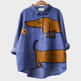 Asta | Bluză Fluidă cu Imprimat Animal