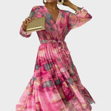 Alanna | Rochie Maxi cu Model Floral