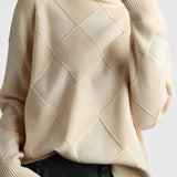 Jerseul Jasmine cu Guler Înalt din Cașmir