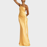 Muriel | Rochie Lungă din Satin