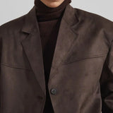 Sofia | Oversize Blazer u smeđem nubuku