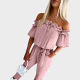 Joana | Salopetă cu Umeri Expuși