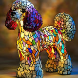 Elegantna Poodle Glow Lampa
