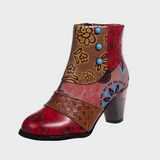 Adriana | Botine Ortopedice Impermeabile cu Stil Boho