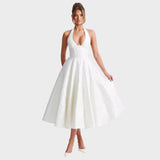 Catalina | Rochie Midi cu Design Romantic