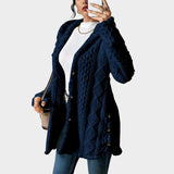 C&G™ | Cardigan Pufos cu Glugă