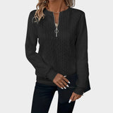 Zoey™ | Pulover cu Fermuar Moale