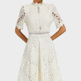 Carmen | Rochie Midi din Dantelă