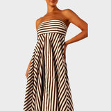 Mira | Rochie maxi fără bretele