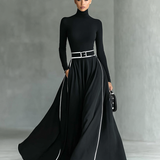 Ginevra | Maxi Crna Haljina