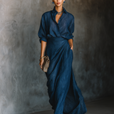 Eleonora | Set Dugačka Suknja i Elegantna Košulja