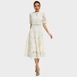 Carmen | Rochie Midi din Dantelă