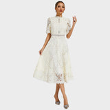 Carmen | Rochie Midi din Dantelă