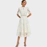 Carmen | Rochie Midi din Dantelă