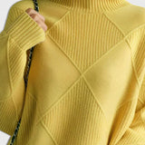 Jerseul Jasmine cu Guler Înalt din Cașmir