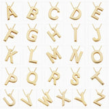 Colier Inițial Scrisoare de Dragoste | Auriu