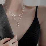 Colier cristale suprapuse Gia