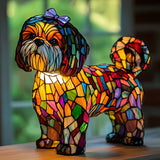 Lampa za osvjetljenje Shih Tzu s mašnom