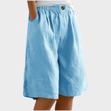 Isabela | Pantaloni scurți din in Medii