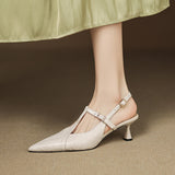 Tocuri Înalte din Piele Noir Autentic