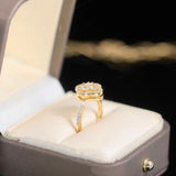 Inel rotativ trifoi cu zirconii