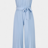 Salopetă Patrizia Mono Palazzo Plisată cu Guler Halter